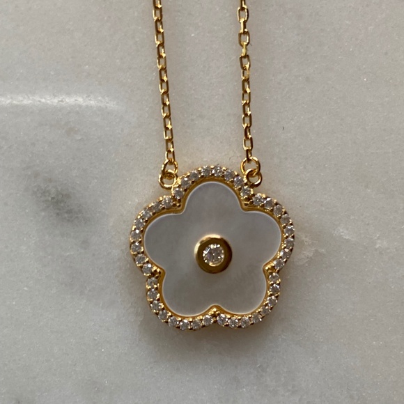 Rachel Zoe Mother of Pearl 18" necklace NWT - Picture 5 of 5